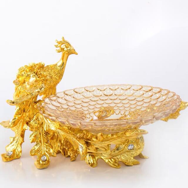御前上等果物皿 黄金時代皿 御菓子皿、フルーツ一皿 晴れ晴れしい 果物カゴ 御菓子鉢