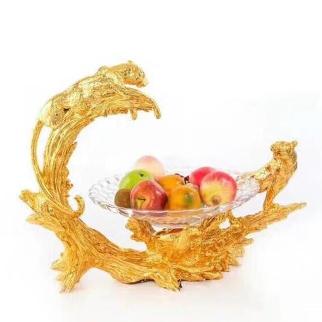 御前上等果物皿 黄金時代皿 御菓子皿、フルーツ一皿 晴れ晴れしい 果物カゴ 御菓子鉢
