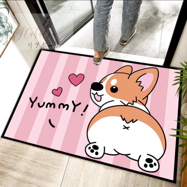 ラグマット リビングマット 玄関マット カーペット．お風呂マット 犬柄｜Sinessy 店