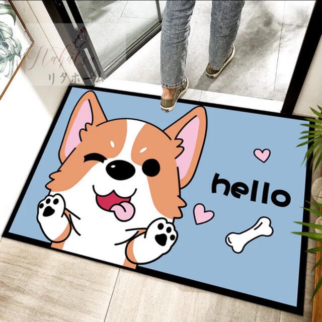 ラグマット リビングマット 玄関マット カーペット.お風呂マット 犬柄|Sinessy 店
