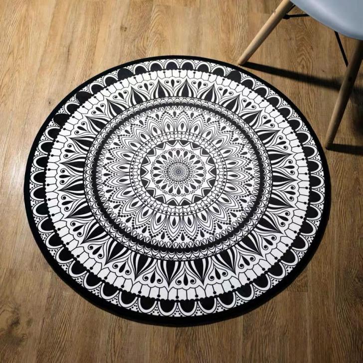 ラグ カーペット ラグマット 100cm ホットカーペット対応 ☆ベッドルーム用