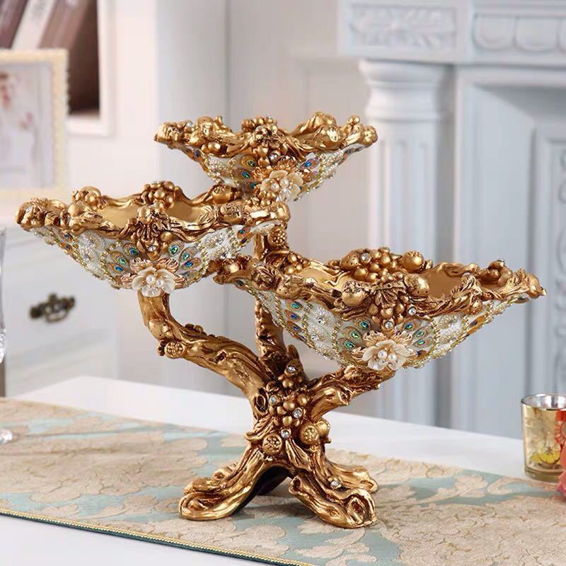 御前上等果物皿 盛り切り皿 御菓子皿、フルーツ一皿、花柄晴れ晴れしい～果物カゴ 御菓子鉢 皿・プレート-キッチン用品・食器・調理器具-食器