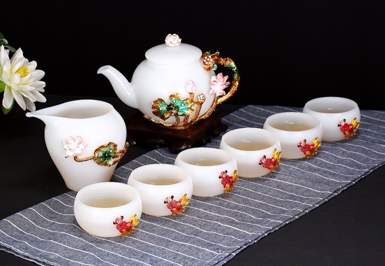 6客茶器揃 茶器セット お茶用品 湯呑み 急須茶器セット 高級茶器｜Sinessy 店