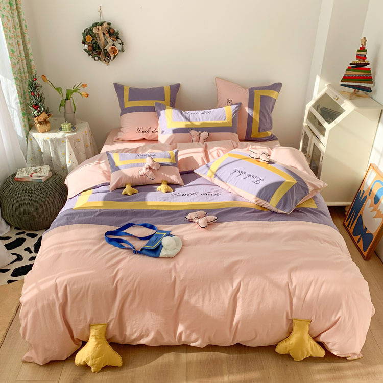 寝具 広広としたダブル 臥榻装置4点書き割り ボックス席敷き布