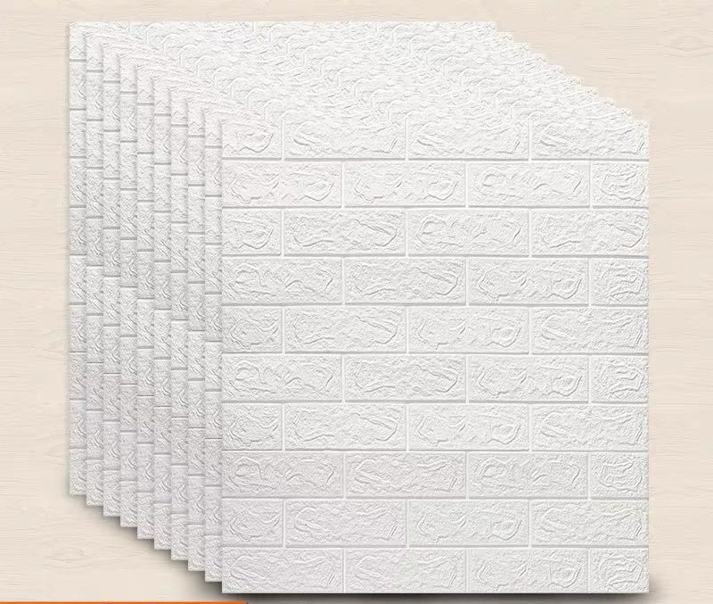 50枚 70cm×70珊 周囲の状況壁 3D立体レンガ飾りつけ壁紙 雨合羽 後ろぎたない押しとどめる 菌類押しとどめる