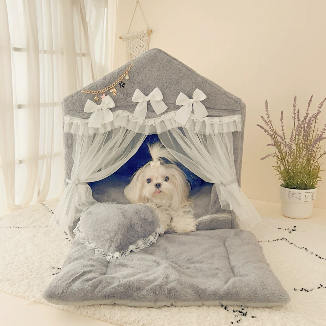 犬掘ったて小屋 愛玩動物用臥榻 晴れ晴れしい犬用臥榻 犬猫愛玩動物棲み家