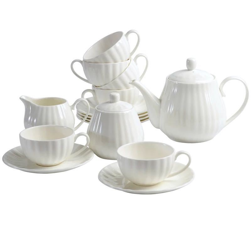 6客セット 陶器ティーセット