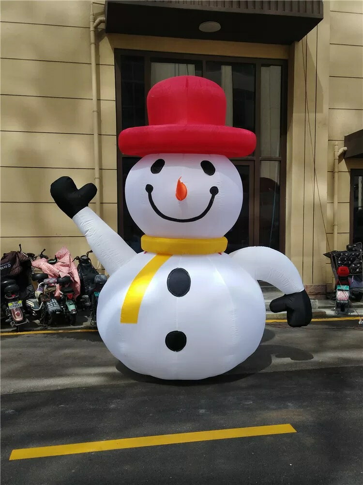 クリスマス飾り 雪だるま 2m ライトアップ インフレータブル 膨らます イベント パーティー 庭 デコレーション 屋外装飾|Sinessy 店