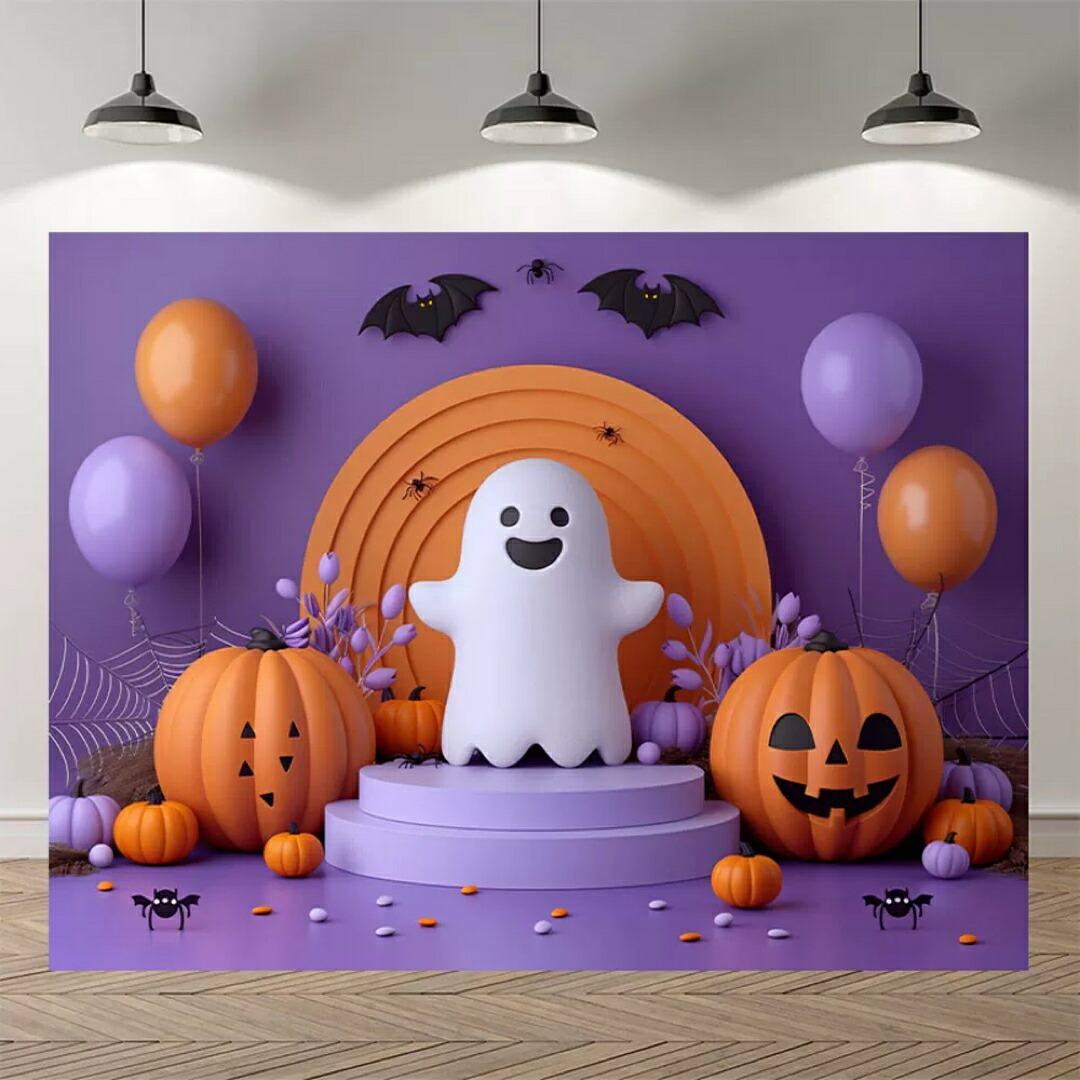 タペストリー ハロウィン カボチャ布ポスター 壁面装飾 壁掛け飾り 窓 背景布