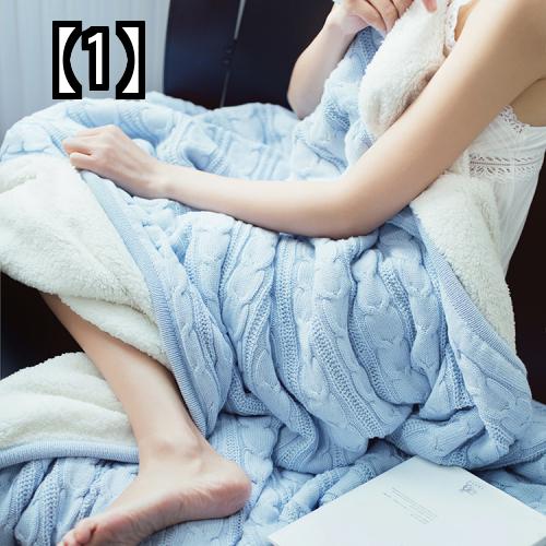 ブランケット 北欧 厚い暖かい子羊のベルベットのソファの毛布 珊瑚のビロードの毛布 冬の毛布 昼寝の毛布