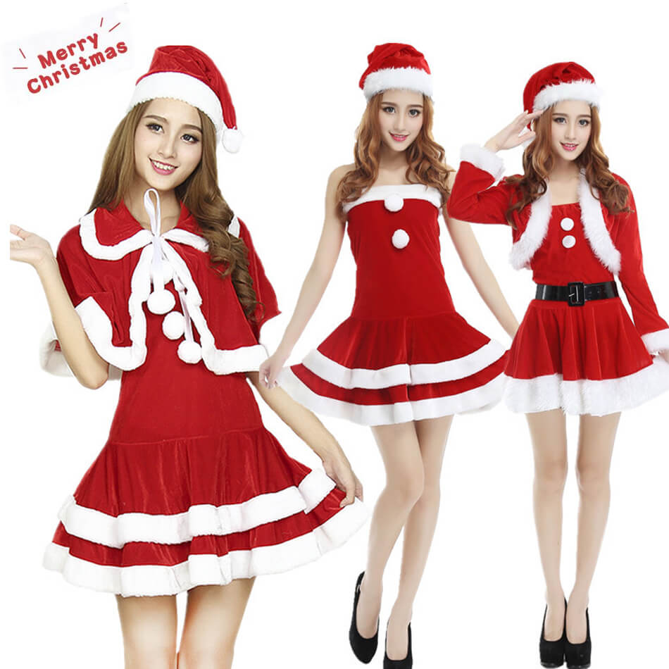 レディース 超かわいい ワンピース 衣装 クリスマス コスプレ 衣装 クリスマスサンタ サンタクロース コスプレ サンタ コスチューム レディース サンタ サンタ衣装 ワンピース レディース コスプレ クリスマス プレゼント Sinessy 店 新生活用品