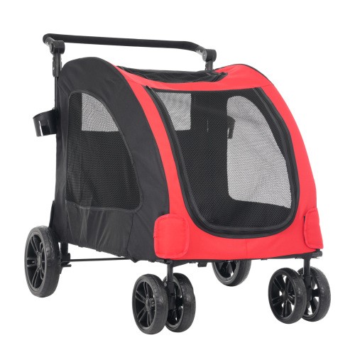 ペットカート 耐荷重30 折りたたみ 多頭 中型犬 小型犬 猫 軽量 組立簡単 工具不要 介護用 ドッグカート 犬 猫 動物 ペット用品
