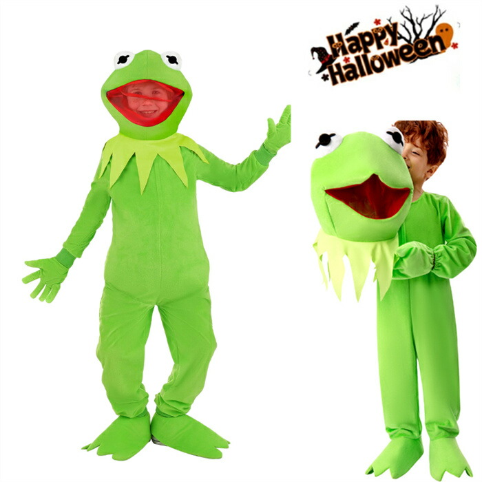 ハロウィン コスプレカエル 子供服 着ぐるみ 仮装 コスチューム キャラクター カエル コスプレ ハロウィン 衣装 女の子 男の子 文化祭 部活 コスチューム パーティー用 キッズ用 動物 着ぐるみ パーティーグッズ 余興 学祭 イベント