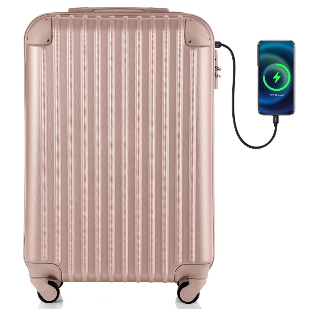 持ちはこび入れもの S大きさ 旅行バッグ USB申し受ける界面付き添い人 優勝杯保持者付き添い人 キャリーバッグ 旅行バッグ 2日 3日 小型 TSA鍵を掛ける積み上げる 今めかしい