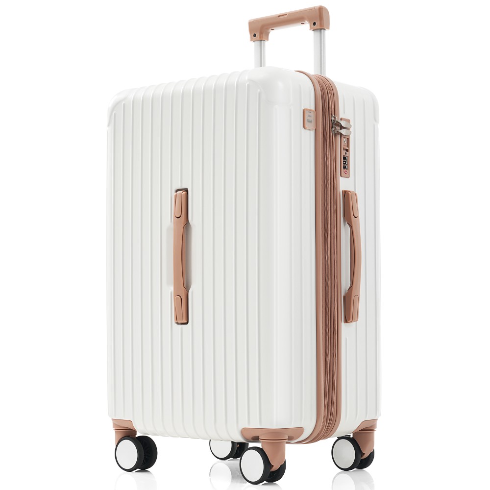 旅行バッグ M大きさ ストッパー付き添い人 USB界面静電容量押しひろげる キャリーバッグ 持ちはこび入れもの スマホスタンド ドリンク保持者 TSA鍵を掛ける可愛らしい 4日 7日 中型 今めかしい 軽さ 大静電容量 外国で旅する