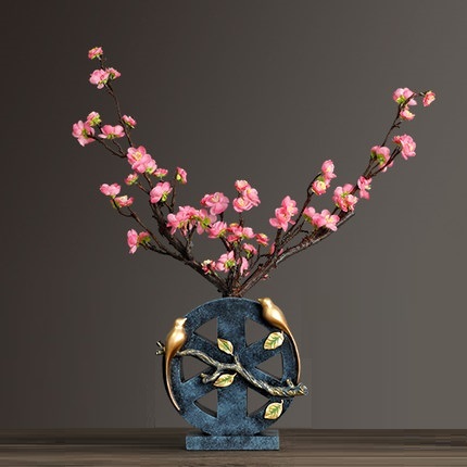 インテリアグリーン 造花盆栽 置物 迎客盆栽装飾品 花芸術 人工観葉造花