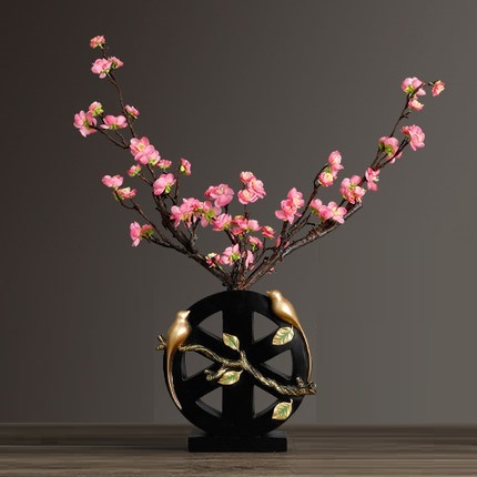 インテリアグリーン 造花盆栽 置物 迎客盆栽装飾品 花芸術 人工観葉造花