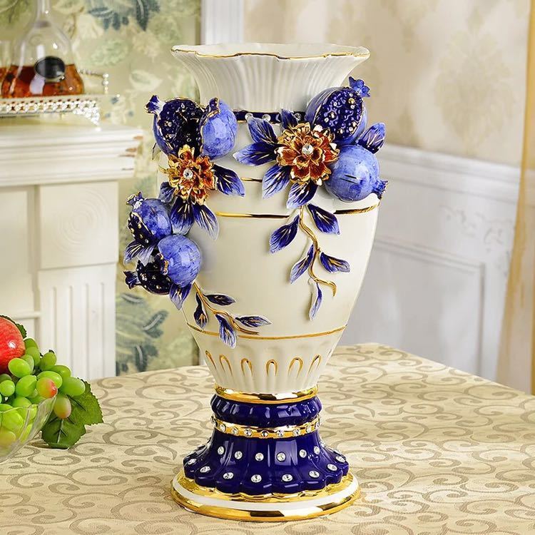 高級花瓶 かびん 花器 花入れフラワーベース インテリア 置物雑貨