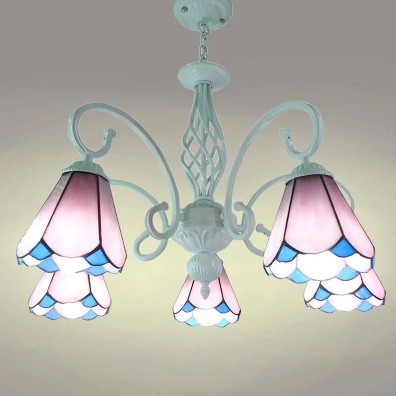 ．．豪華天井照明 ガラス工芸品 電源直結タイプ