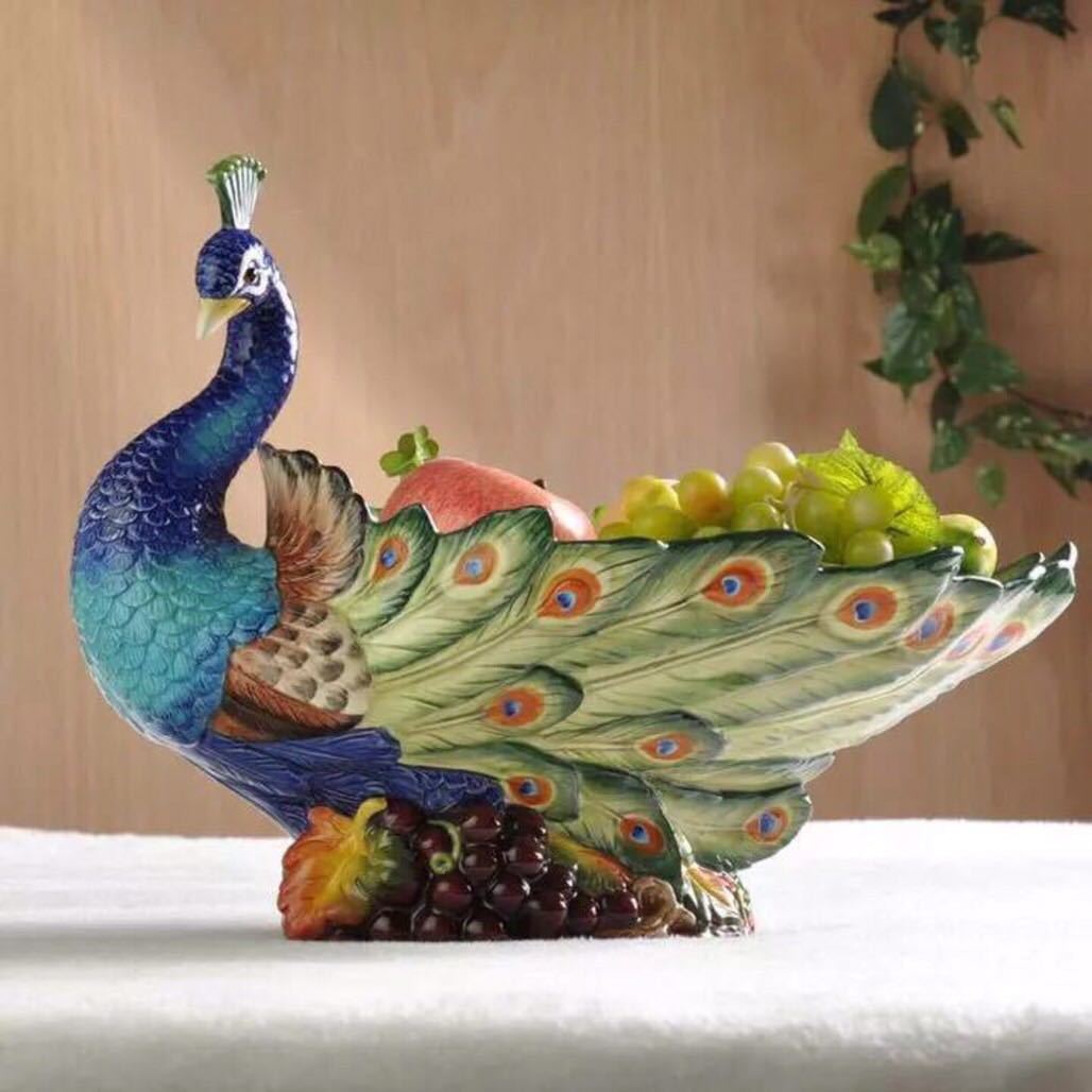 御前上等果物皿 盛り切り皿 御菓子皿、フルーツ一皿、花柄晴れ晴れしい～果物カゴ 御菓子鉢． 皿・プレート-食器・カトラリー・グラス-食器