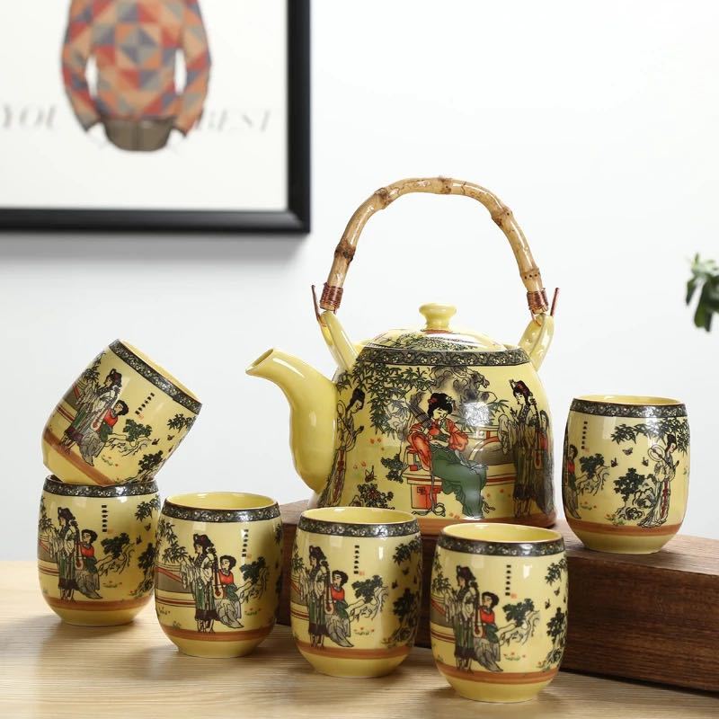 6客茶器揃 湯呑 急須 茶器セッ ティーセッ 24,538円