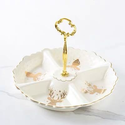 御前上等果物皿 黄金時代皿 御菓子皿、フルーツ一皿 花柄晴れ晴れしい～果物カゴ 御菓子鉢 色選びます