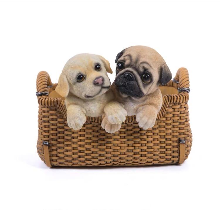 雑貨 置物 小物入れドッグ 犬 収納ボックス かご 小物入れ