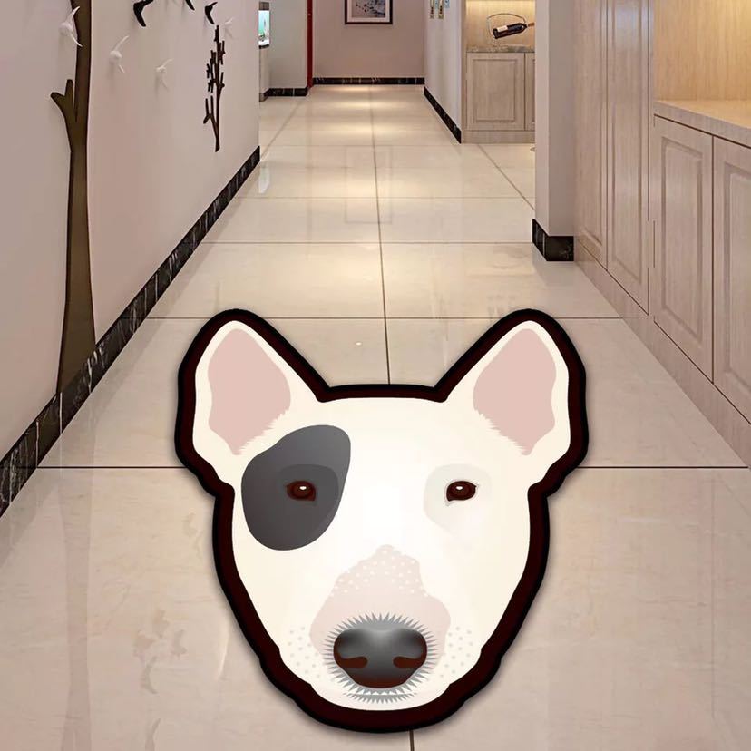 犬タイプ☆ラグマット リビング.玄関マット.カーペット.お風呂マット 60サイズ|Sinessy 店
