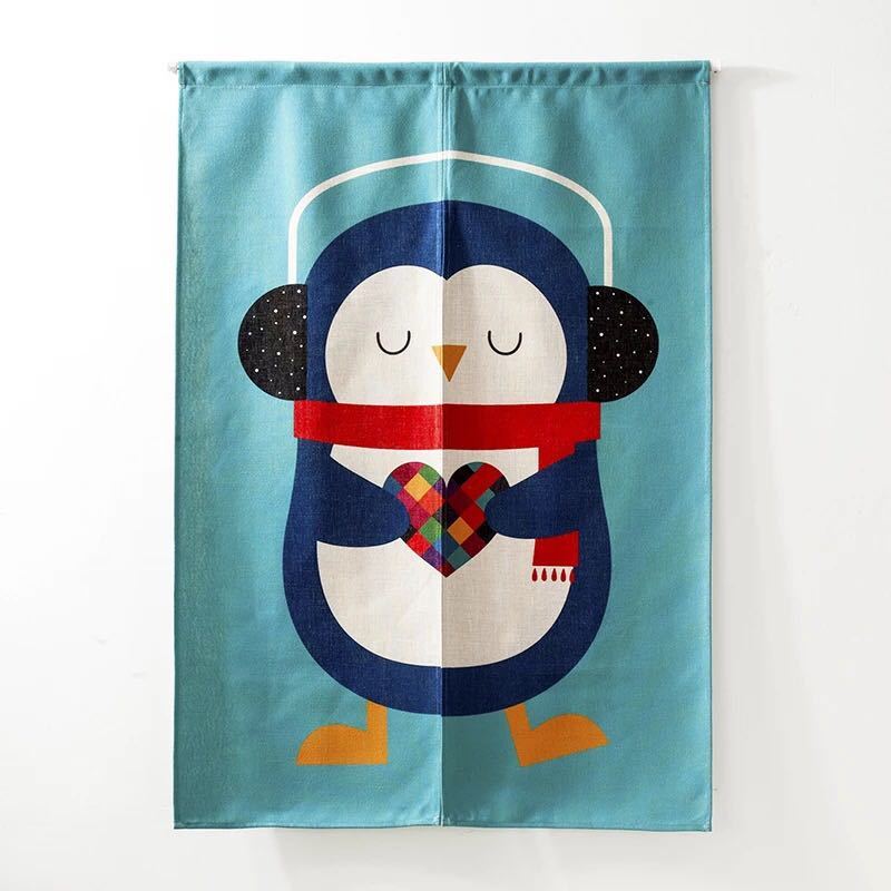のれん ロング 貸し 85×120 可愛らしい 布貸し つつみ隠し ．