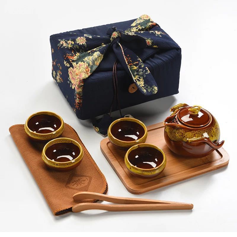 4客茶器揃 湯呑 急須 ポット 茶器セット ティーセット