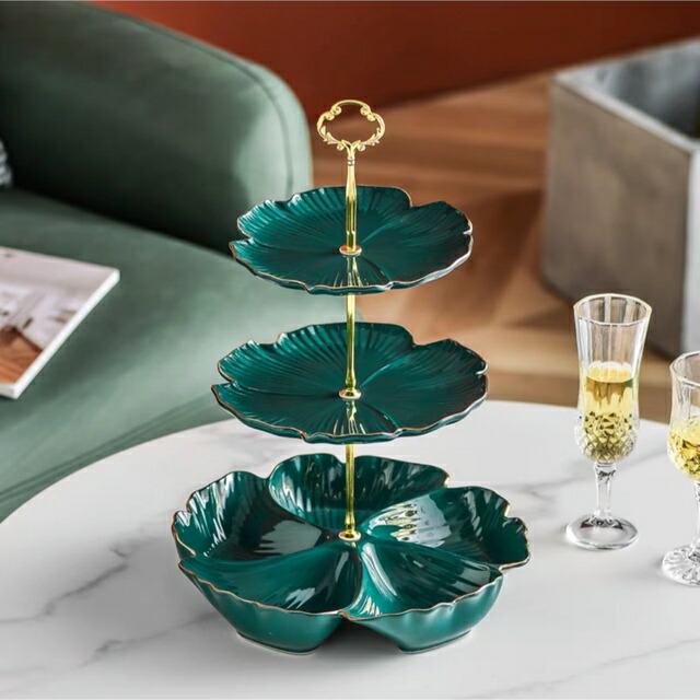 西洋菓子照明ランプ 一皿3段仕掛ける 昼過ぎお茶 フルーツ お盆 皿 皿・プレート-キッチン用品・食器・調理器具
