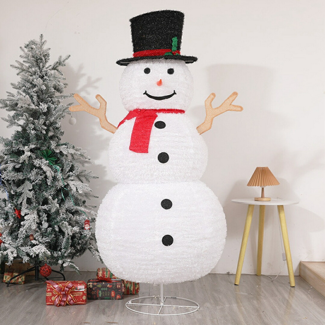 立体雪だるま イルミネーション180cmクリスマス飾り 庭 飾りパーティー装飾｜Sinessy 店