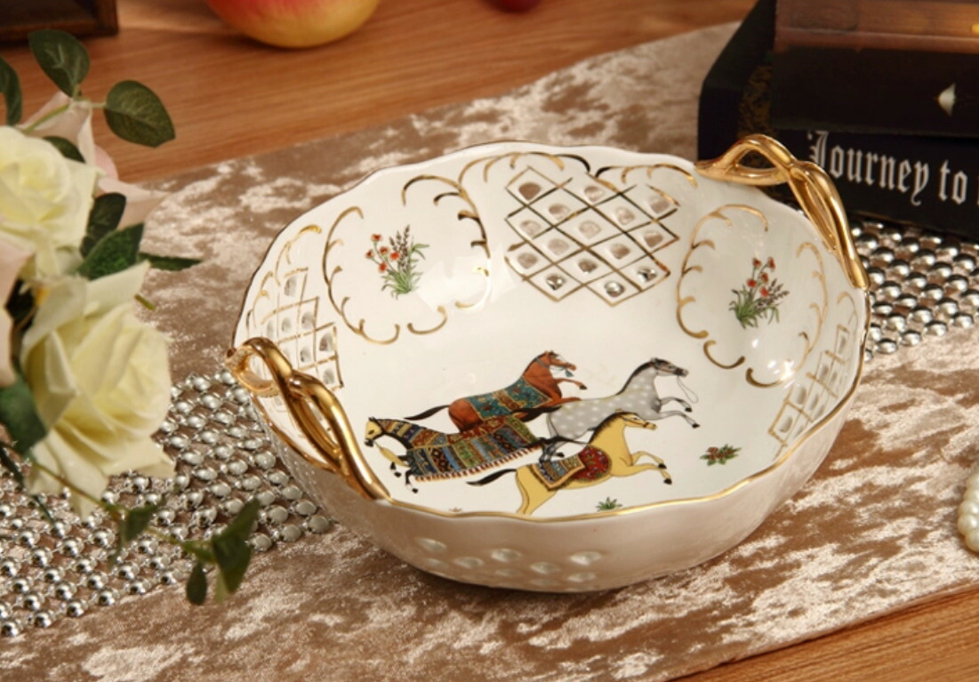 御前上等果物皿 黄金時代皿 御菓子皿、フルーツ一皿 晴れ晴れしい～果物カゴ 御菓子鉢