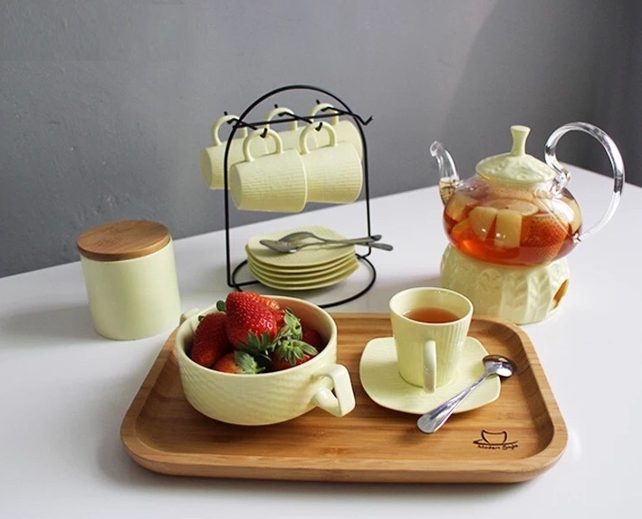 西洋ティー コーヒーカップセット カップ＆ソーサー6客セット