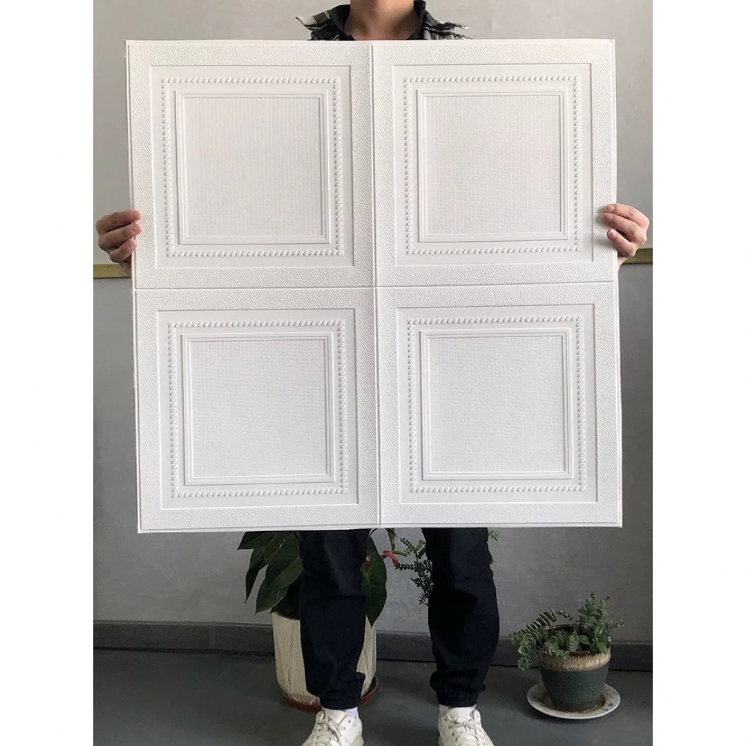 40枚70cm×70糎 周囲の状況壁 3D立体レンガ飾りつけ壁紙  雨合羽後ろぎたない押しとどめる真菌押しとどめる