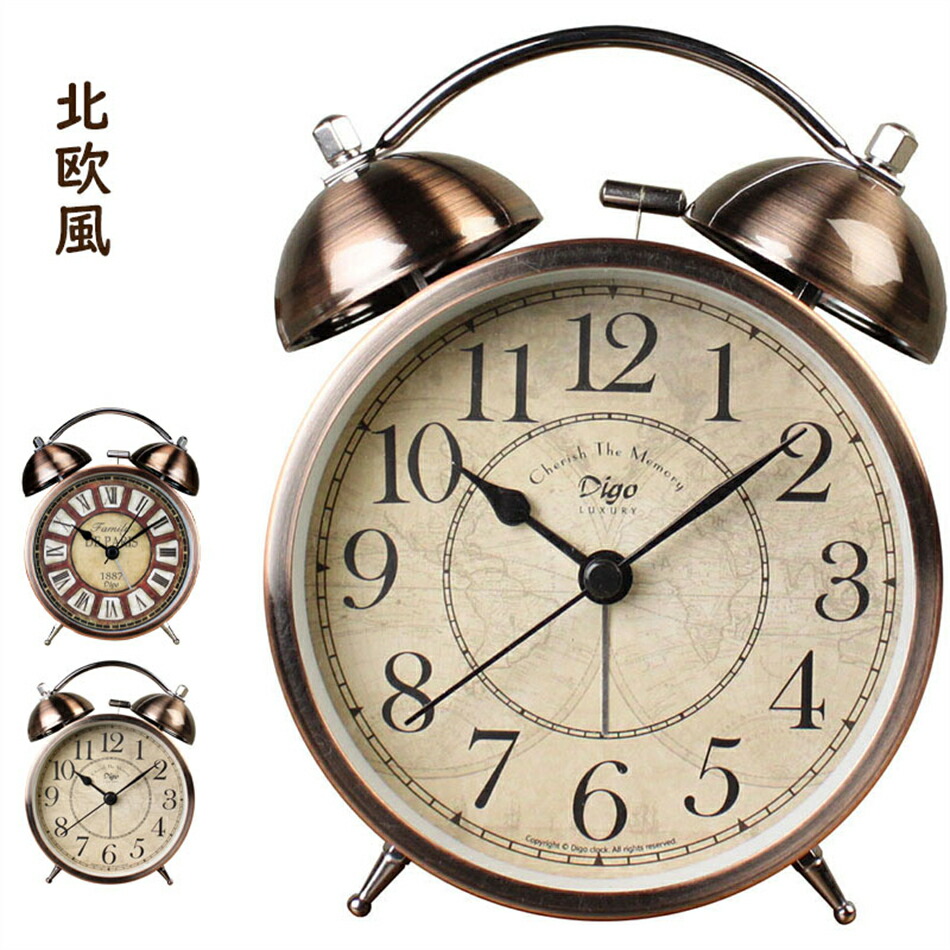 ウォール時辰儀 置時計 置き時計 北欧置き時計 目覚まし時計時辰儀点火装置付き添い人 今めかしい 時辰儀 室内装飾 金属元素製 硝子 卓上飾りつけ 今めかしい 北欧 営造祝賀会 蓄電池 静音