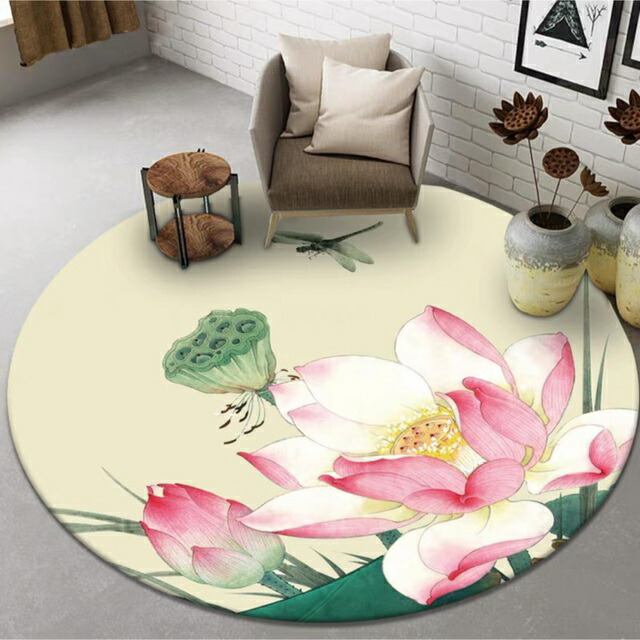 ラグマット リビング マット 玄関マット カーペットお風呂マット 100cm｜Sinessy 店