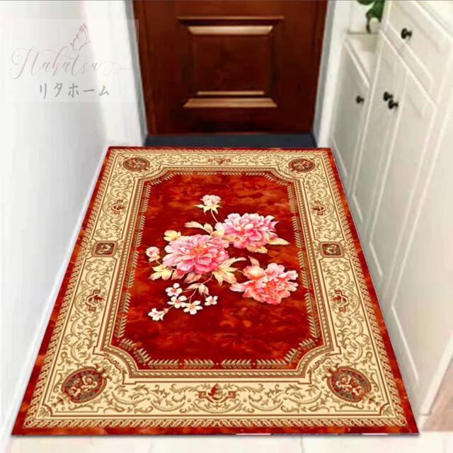 ラグマット リビングマット 玄関マット カーペット お風呂マッ100x160cm