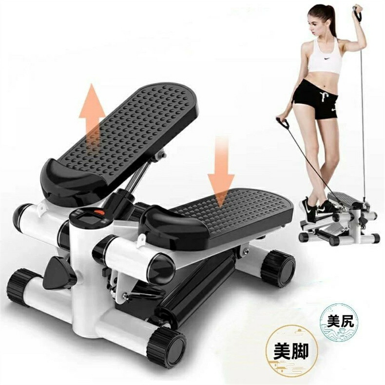 フィットネスステッパー 耐荷重120kg 低ノイズ ステッパー ステッパー 足踏み 運動 器具 静音 美脚 美尻 痩せる 負荷調節 足底 筋トレ ダイエット 耐摩耗性 トレーニング 足踏み運動 室内運動 組立不要|Sinessy 店