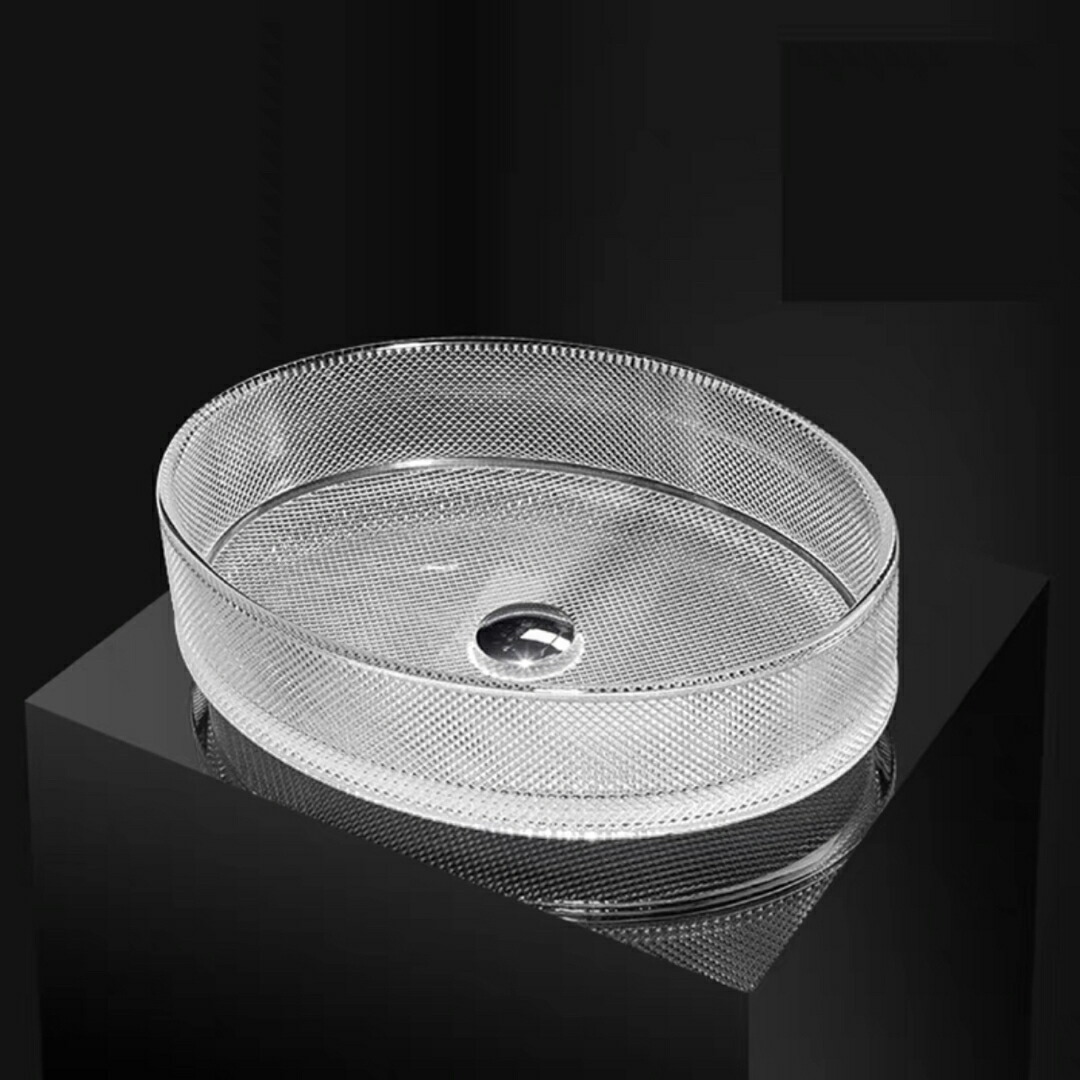 置型洗面ボウルセット 洗面鉢 手洗い器ガラス 手洗い鉢 排水金具 混合水栓付き