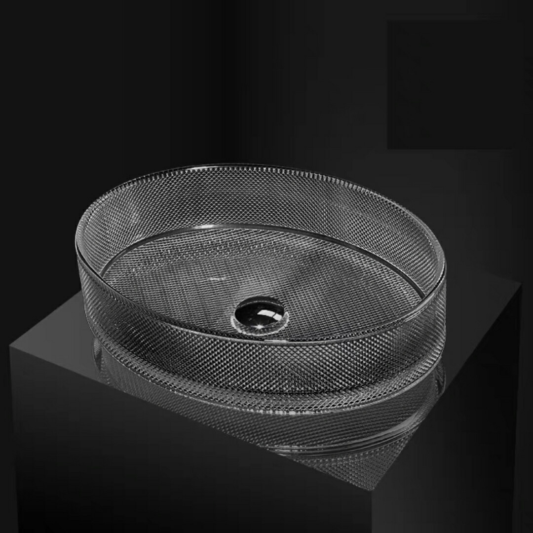 置型洗面ボウルセット 洗面鉢 手洗い器ガラス 手洗い鉢 排水金具 混合水栓付き