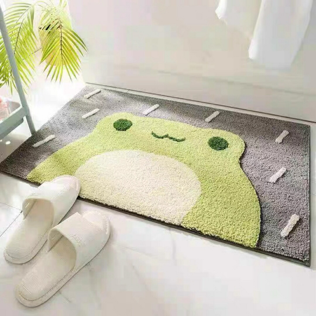 引っ敷き リビングつや消し 部屋の入り口つや消し 引っ敷きお風呂つや消し 蝦柄