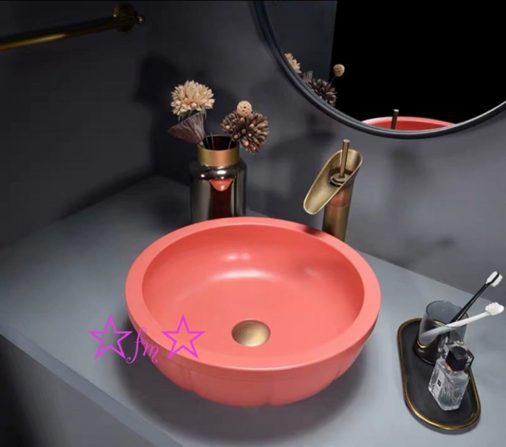 高級 洗面台 洗面ボウルセット 洗面ボール 陶器 手水鉢 手洗器 手洗い鉢 洗面器 蛇口 排水金具付き