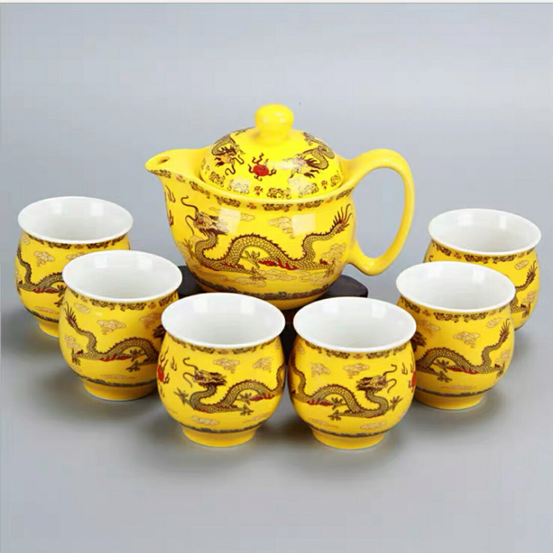 6客茶器揃 湯呑 急須ポット 茶器セット ティーセット コップ
