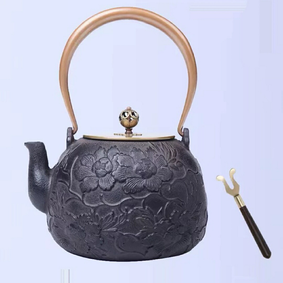 鋳鉄製鉄瓶 急須鉄瓶 手作り 老鉄瓶 やかんを沸かす 鉄瓶 お茶の道具｜Sinessy 店