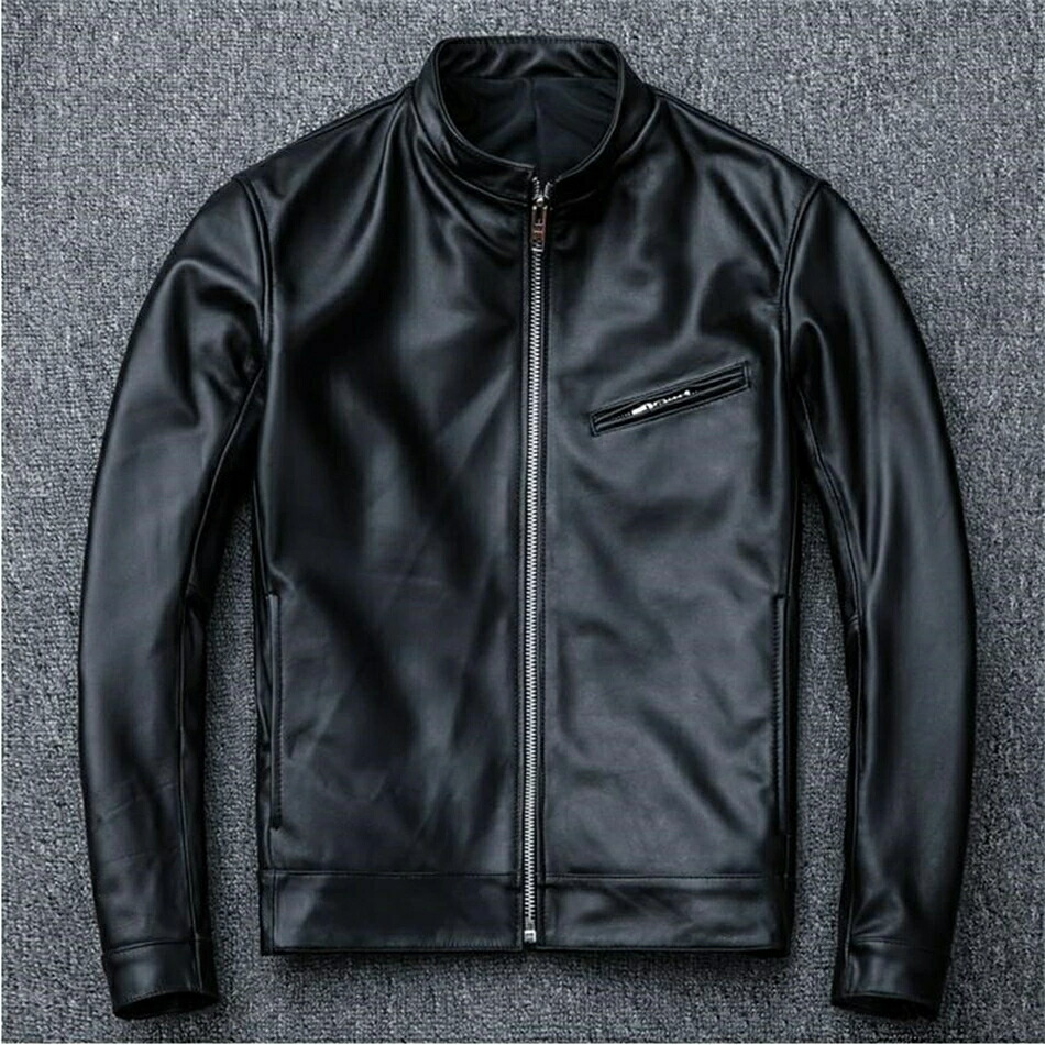 ライダースジャケット メンズ レザージャケット レディース 本革 羊革 革ジャン ライダース ジャケット シンプル 柔らかい 肌触りいい 軽い メンズ レザージャケット バイカージャケット 革ジャン 皮ジャン 本皮ジャンパー