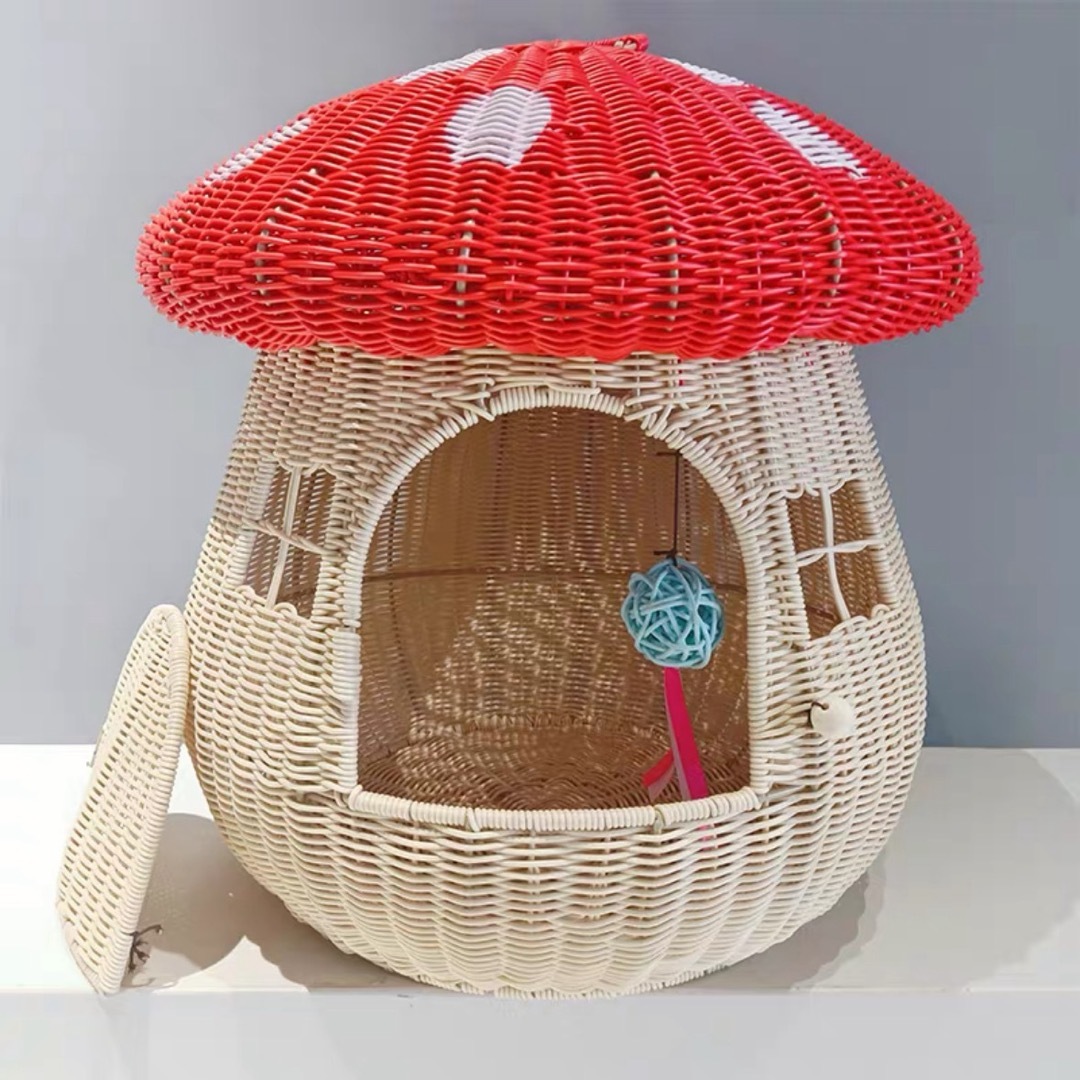 猫寝台住み家 学生寄宿舎型茸犬掘っ立て小屋 猫掘っ立て小屋 猫寝床愛玩動物寝台