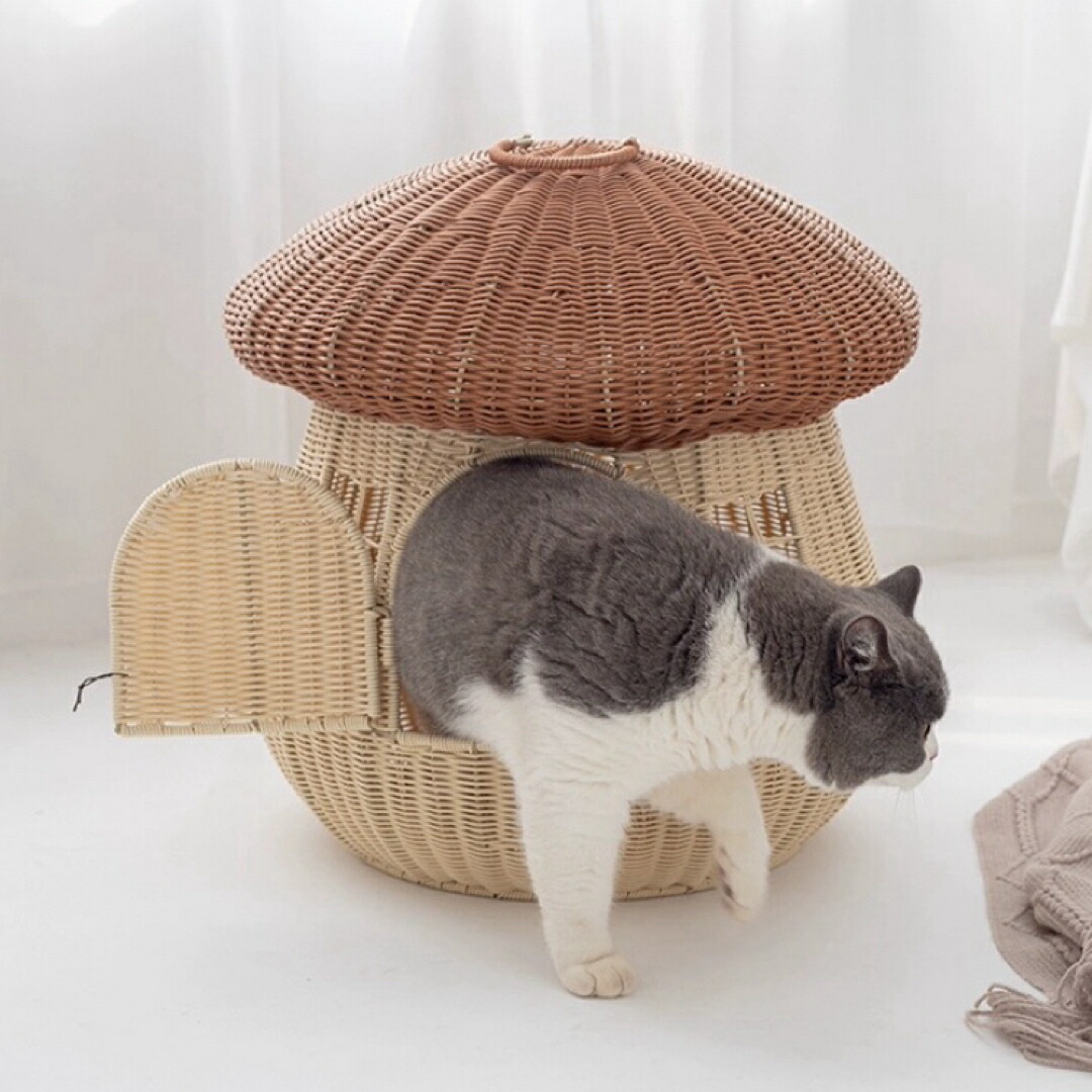 猫寝台住み家 学生寄宿舎型茸犬掘っ立て小屋 猫掘っ立て小屋 猫寝床愛玩動物寝台