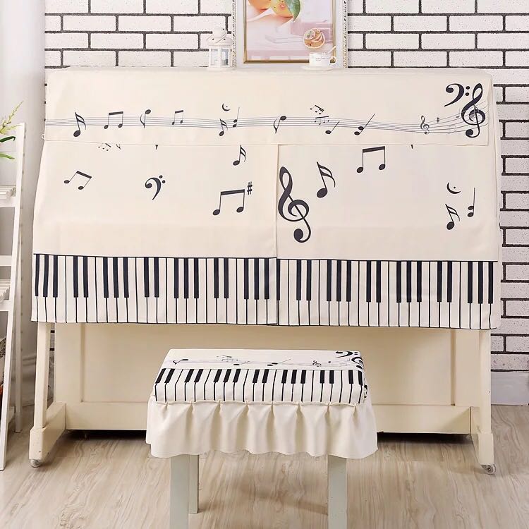 ピアノカバー ピアノイスカバー 2点セット