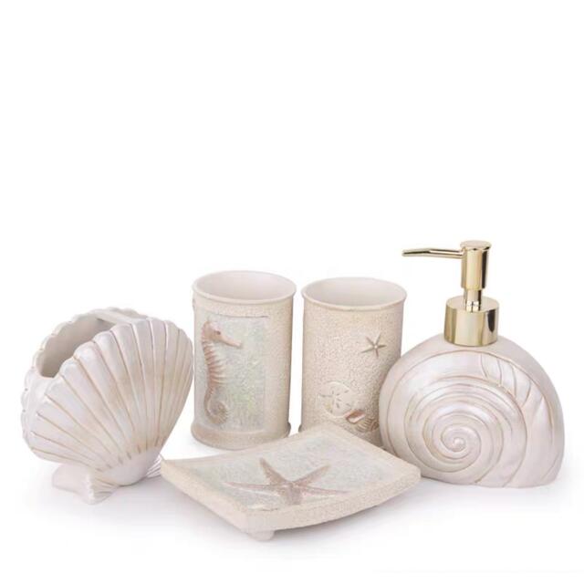 高級サニタリー5点セット 歯ブラシスタンド 洗面所用品｜Sinessy 店